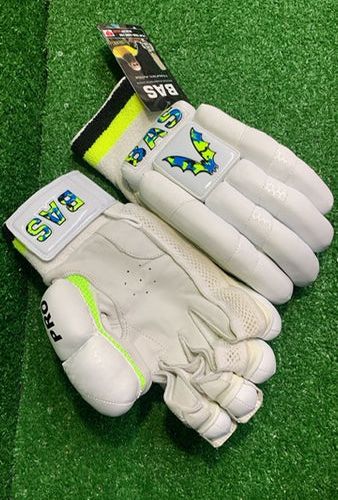 BAS PRO WHITE & LIME BATTING GLOVES