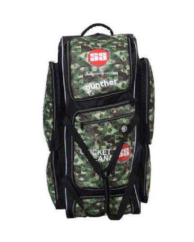 SS Gunther Camo Wheelie Cricket Bag