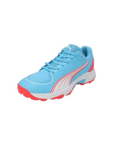 PUMA Spike 24.1 Cricket Shoes – Luminous Blue Puma White Fire Orchid
