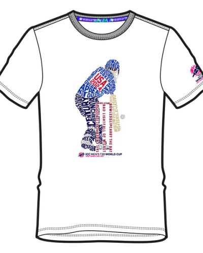 ICC T20 World Cup USA Men White T-shirt -2024