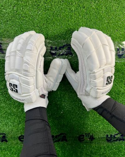 SS Limited Edition Full White Batting Gloves