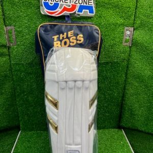 THE BOSS 333 WHITE WICKET KEEPING PADS