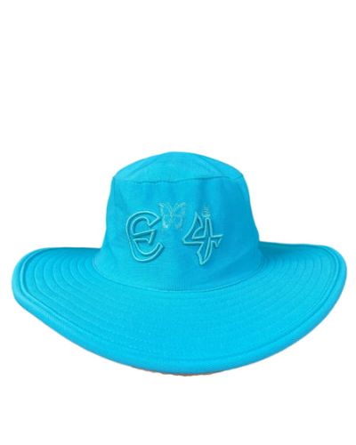 E4 Teal Cricket Sun Hat