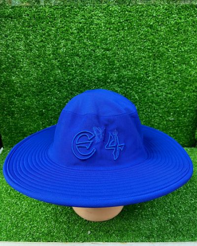 E4 Royal Blue Cricket Sun Hat