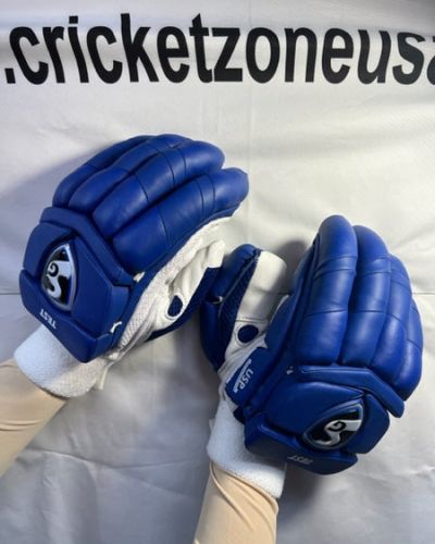 SG TEST  Blue Batting Gloves -2025