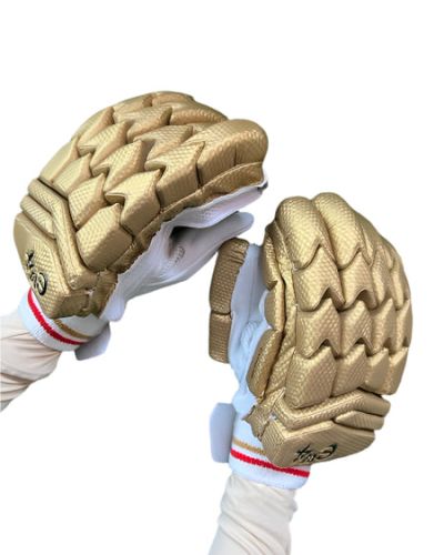 E4 Extreme Edition Gold Batting Gloves