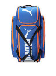 Puma Cricket Wheelie Trolley Bag – Blue/Orange
