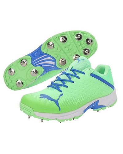 PUMA SPIKE 22.2 MEN’S CRICKET SHOES – ELEKTRO GREEN & BLUEMAZING