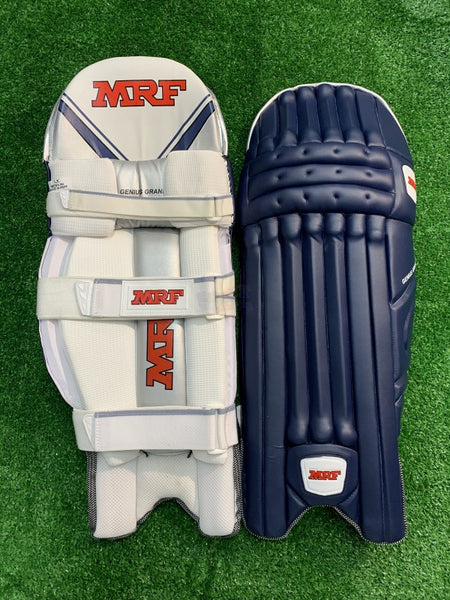 MRF GENIUS GRAND COLOR BATTING PAD – NAVY BLUE