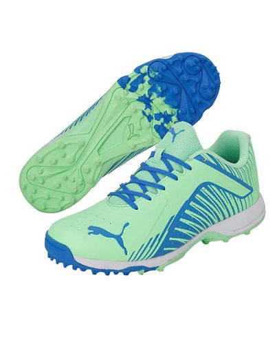 PUMA 22 FH VK RUBBER CRICKET SHOES –  ELECTRO GREEN