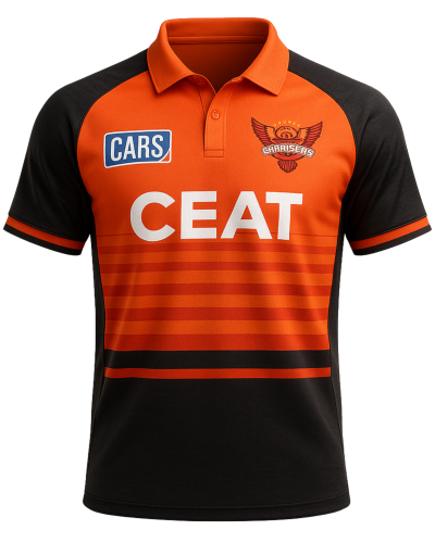 IPL 2025 Sunrisers Hyderabad Jersey – Fan Edition