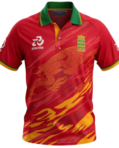 Buy Zimbabwe Cricket Shirt – Red & Yellow Edition