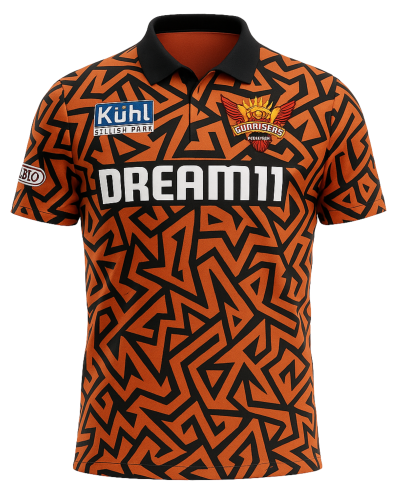 Sunrisers Hyderabad cricket Jersey 2025 – Official IPL Fan Wear
