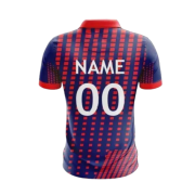 Nepal Cricket Jersey – Red & Blue Home Colours