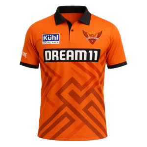 Official SRH Cricket Jersey – Dry Fit Match Wear