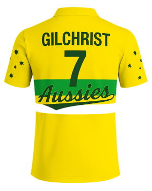 Australia ICC T20 Shirt – Green & Gold Edition