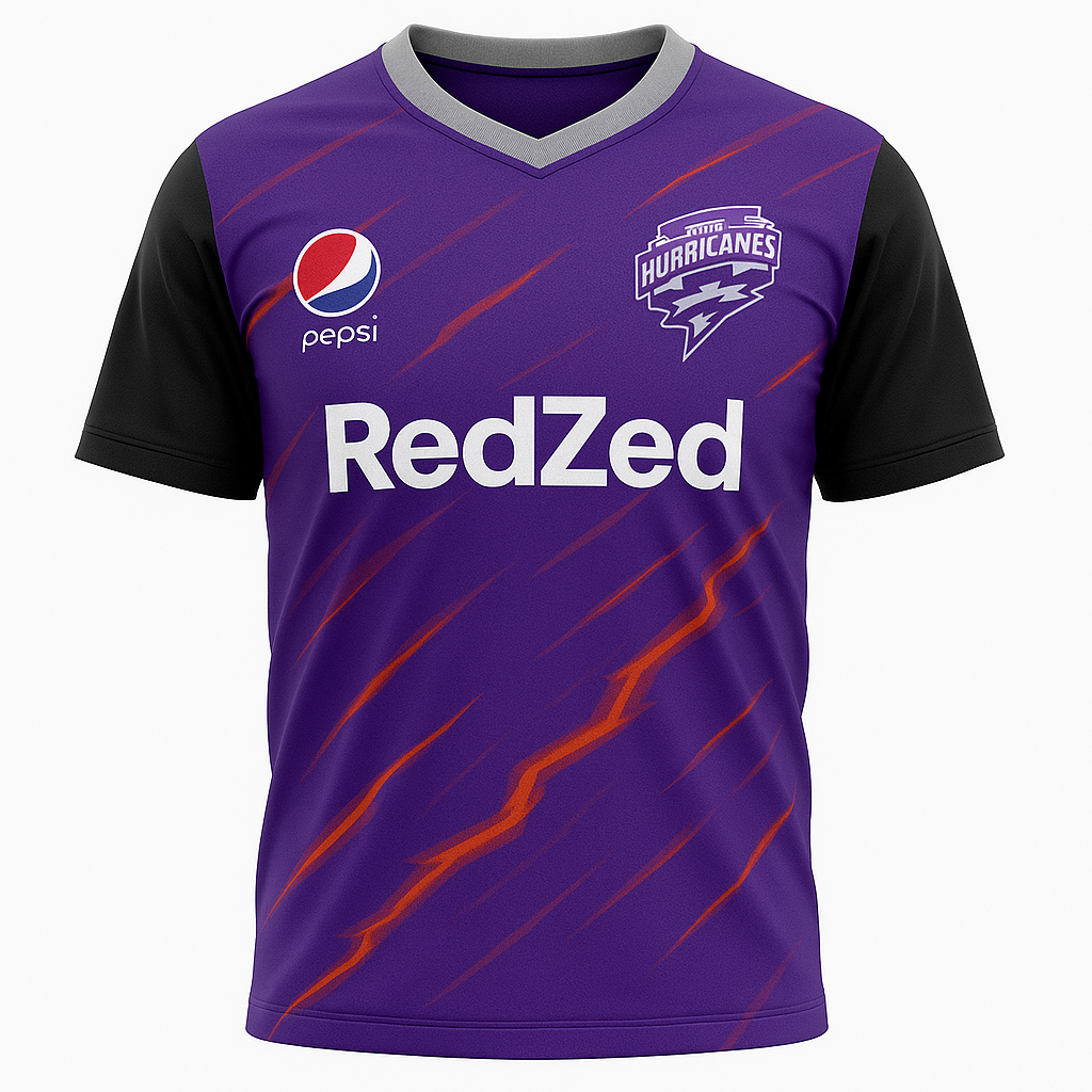 Authentic Hobart Hurricanes Cricket Jersey – Breathable Fit