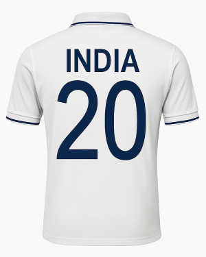 Authentic India Test Cricket Shirt – Classic White Jersey