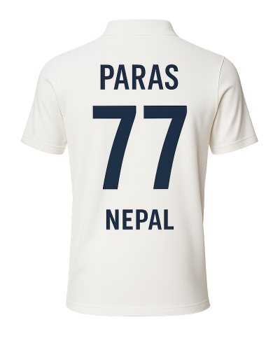 Nepal T20 cricket Jersey – Breathable & Durable