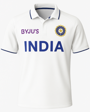 Authentic India Test Cricket Shirt – Classic White Jersey