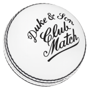 Dukes Club Match Cricket Ball – Red Leather, Hand Stitched