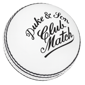 Dukes Club Match Cricket Ball – Red Leather, Hand Stitched