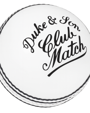 Dukes Club Match Cricket Ball – Red Leather, Hand Stitched