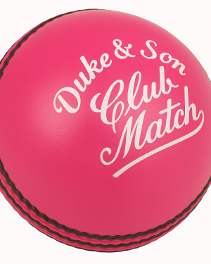 Dukes Club Match Cricket Ball – Red Leather, Hand Stitched