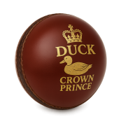 Duck Crown Prince Premium Leather Cricket Ball – Professional Grade