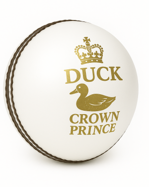 Duck Crown Prince Premium Leather Cricket Ball – Professional Grade