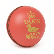 Duck Crown Prince Premium Leather Cricket Ball – Professional Grade