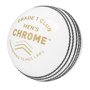Gunn & Moore Chrome Leather Cricket Ball – Durable & High Grip