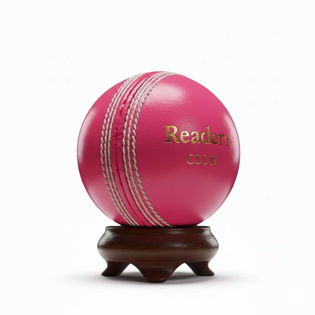 Readers Club Cricket Ball – Perfect for Matches & Practice