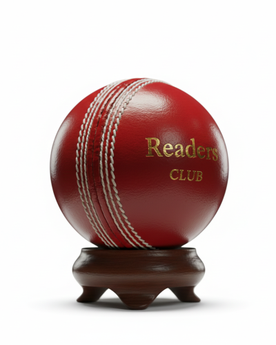 Readers Club Cricket Ball – Perfect for Matches & Practice