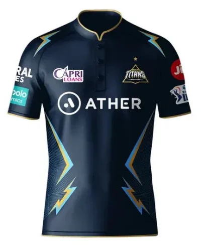IPL 2025 Gujarat Titans Team Jersey – Dry-Fit Fabric